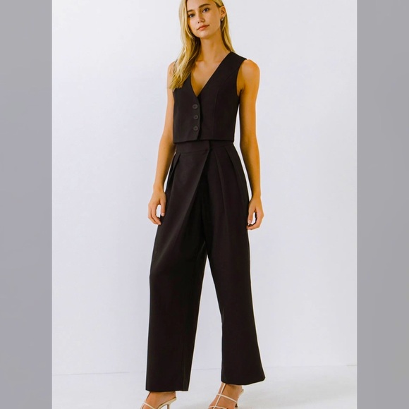 Endless Rose Black Vest - Size Large - Picture 5 of 8